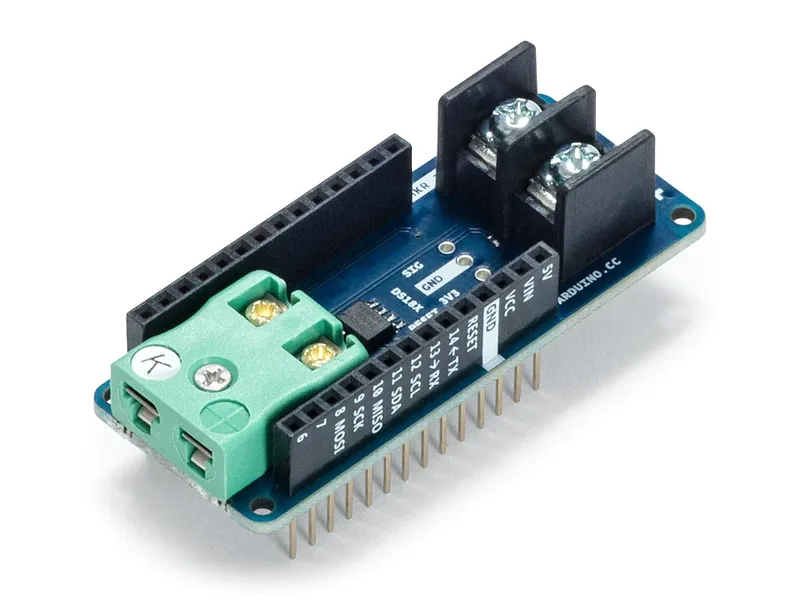 درع Arduino MKR THERM ASX00012 لقياس الحرارة بالمزدوج الحراري من نوع K