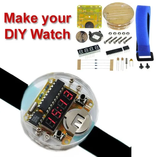 DIY Digital Hand Watch Kit