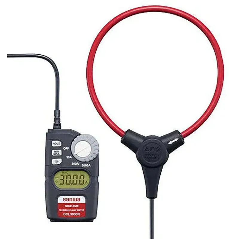 Sanwa DCL3000R True RMS AC Flexible Clamp Meter 3000A