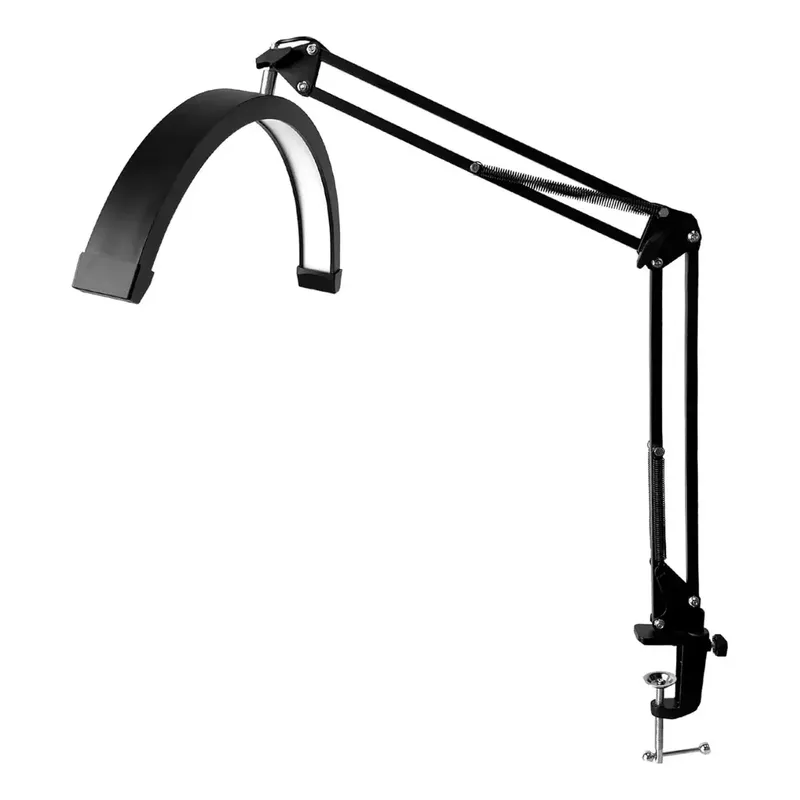 FS-16X Half LED Moon Light Lamp with Articulated Arm and Clamp