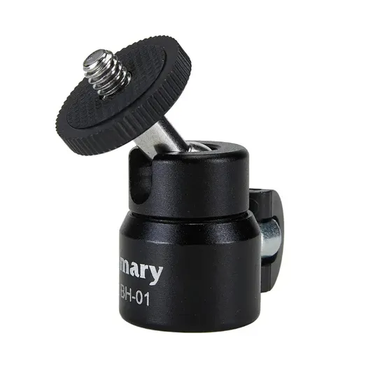 رأس كروي صغير Jmary BH-01 بتحمل 1 كجم ودوران بانورامي 360°