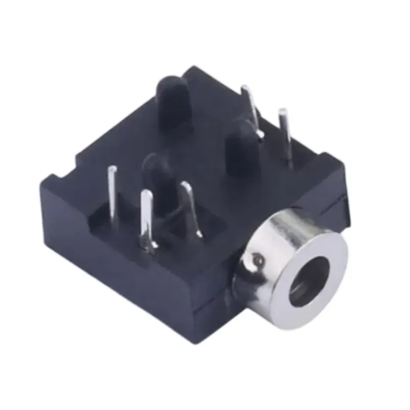 PJ-204 2.5mm Audio Jack Connector Through-Hole 5-Pin