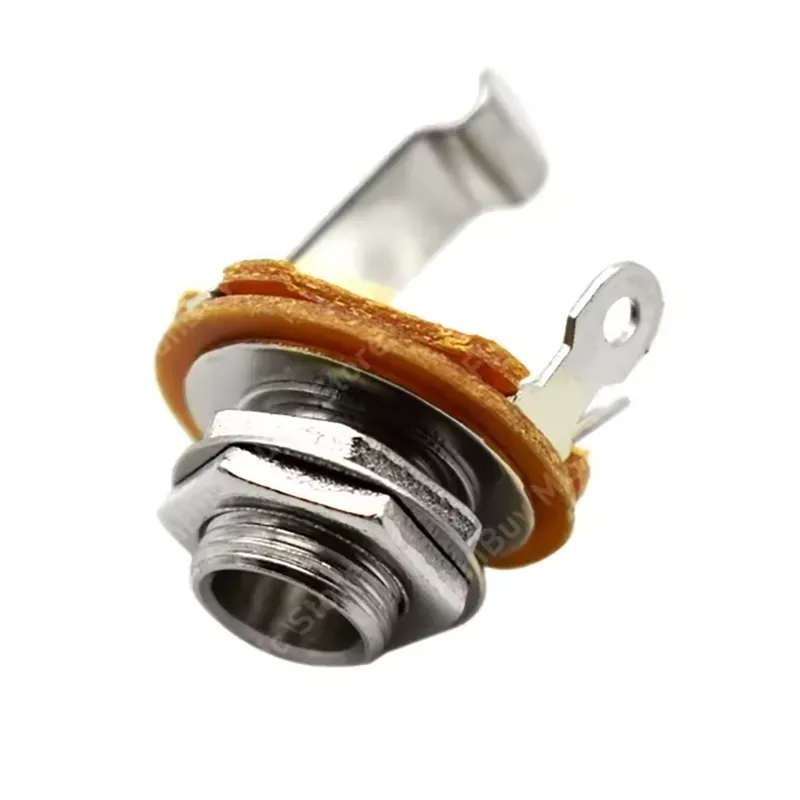 Electric Guitar Output Jack Socket 6.35mm Mono Threaded Mount