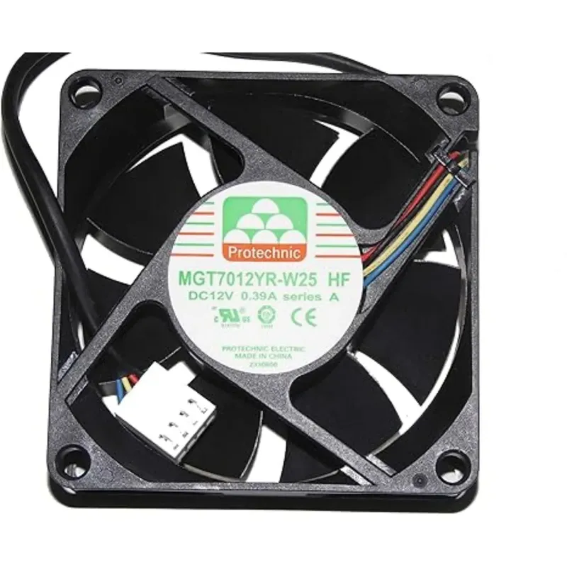 MGT7012YR-W25 HF DC Cooling Fan 12V 0.39A 70x70x25mm