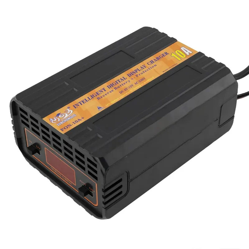 FON-10A Lead Acid Battery Charger 6V/12V 10A Digital Display