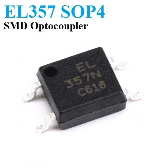 EL357N Optocoupler 4-Pin SMD SOP Phototransistor Isolator