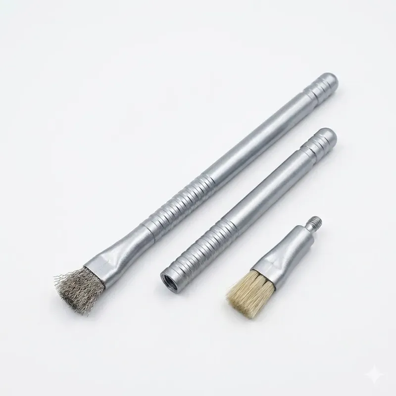 IC Chip Glue Removal Brush Set NO.159, Dual Metal Handles