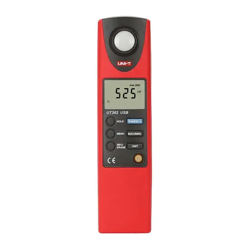 مقياس شدة الإضاءة UNI-T UT382 بوحدتي Lux وFC