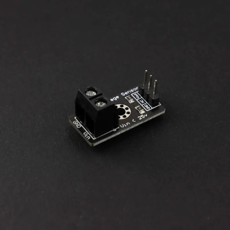 وحدة استشعار جهد تيار مستمر 0-25V (إصدار HD) بمقسم مقاوم