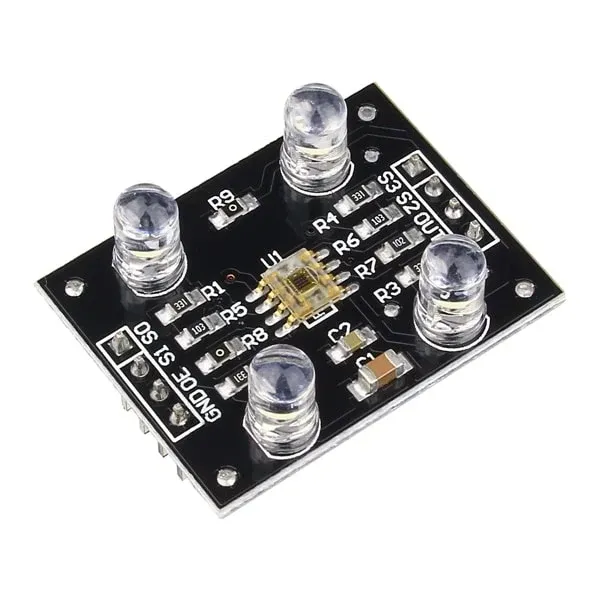 TCS3200 Color Sensor Module with 4 LEDs