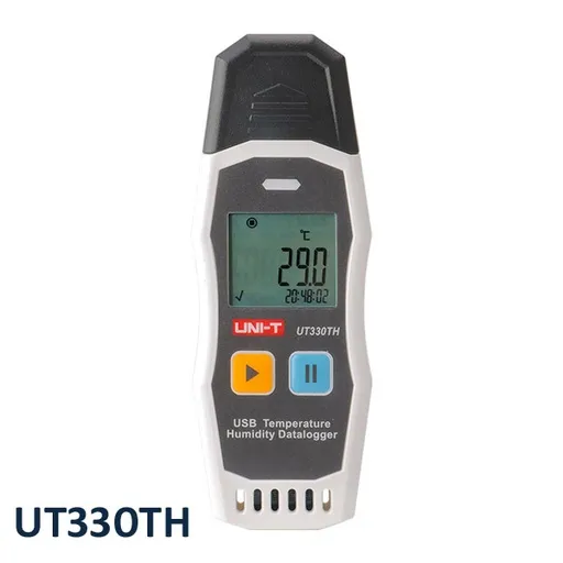 مسجل بيانات الحرارة والرطوبة UNI-T UT330TH عبر USB