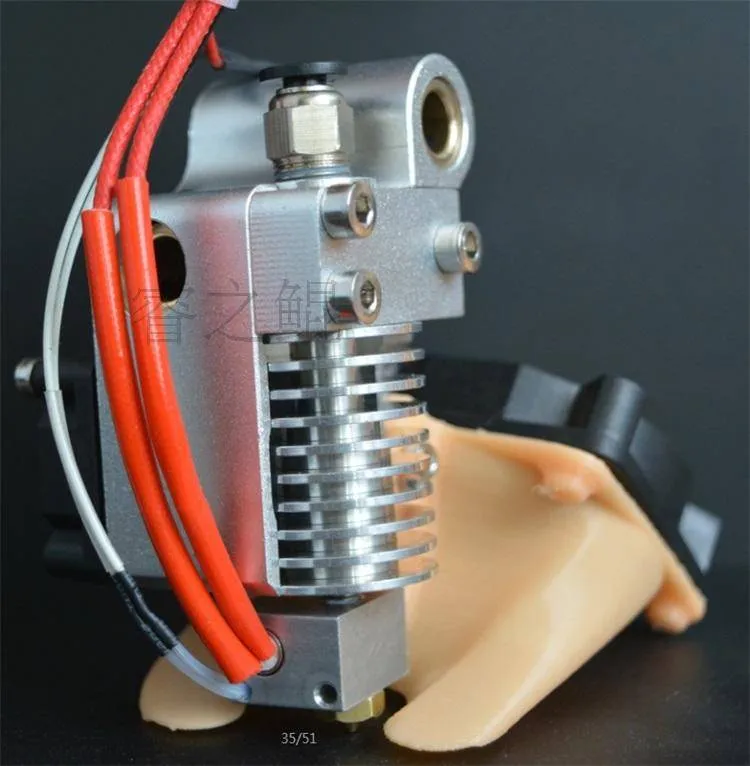 هوت إند J-Head عن بُعد من المعدن متوافق مع E3D V5/V6 مع محمل XY