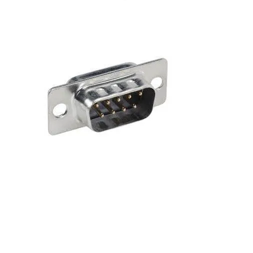 DB9 Male Solder-Cup Cable Connector, D-Sub 9-Pin