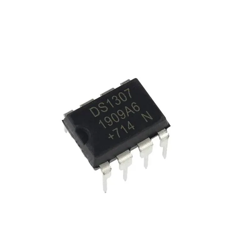 شريحة الساعة الحقيقية DS1307Z (RTC) بواجهة I²C وغلاف DIP-8