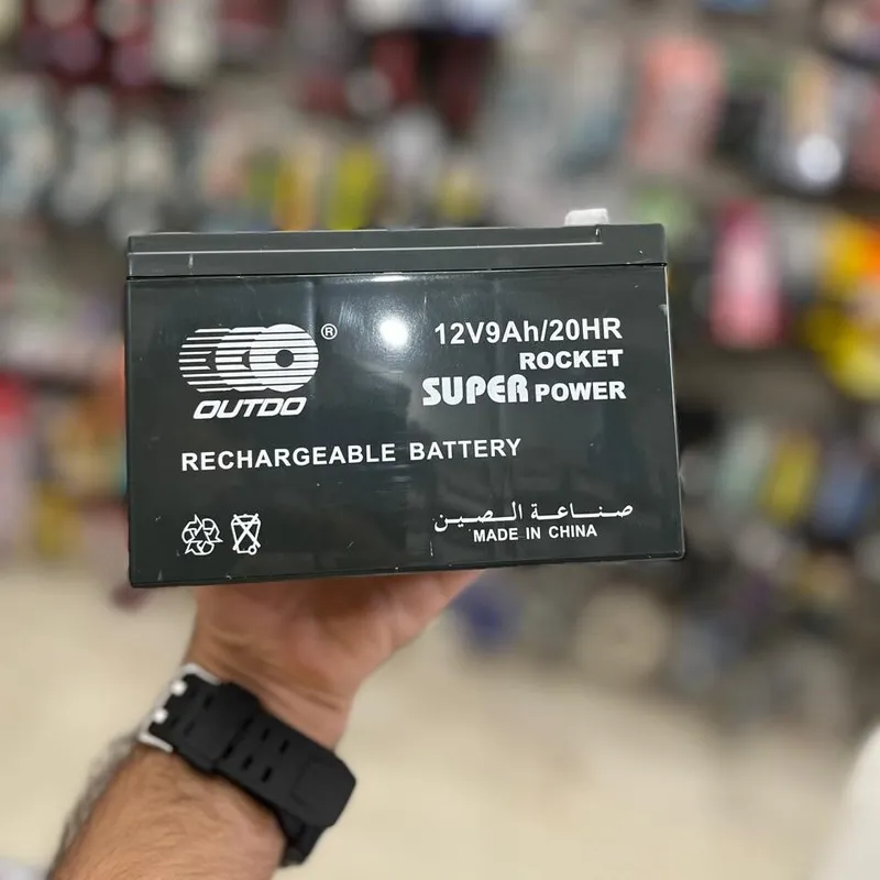 OUTDO Rocket 12V 9Ah Lead Acid Rechargeable Battery