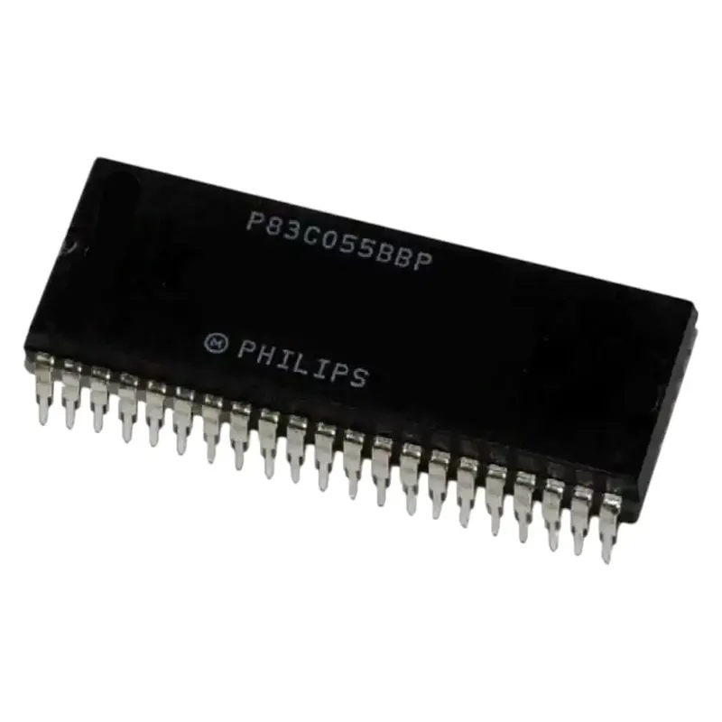Philips P83C055BBP/170 MTV Microcontroller 80C51 16KB ROM DIP-42