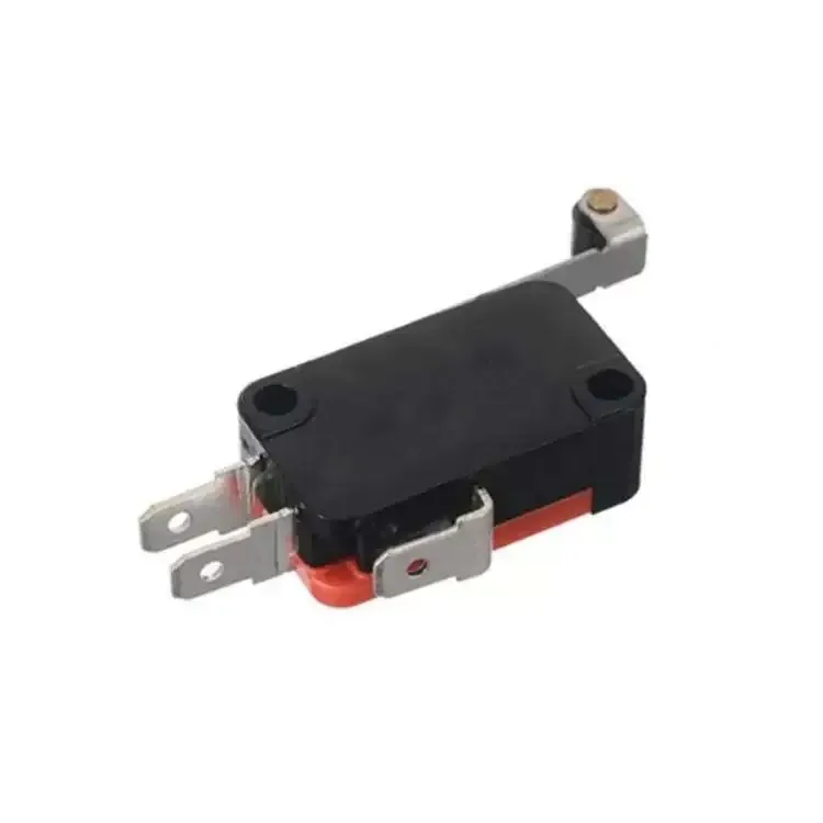 SPDT Micro Limit Switch, Long Roller Lever 28mm, 16A