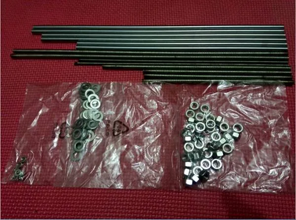 RepRap Prusa i3 Metal Shafts and Hardware Kit (M8 / M5)