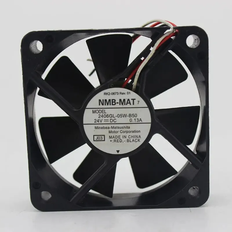 NMB-MAT 2406GL-05W-M59 DC Fan 24V 0.13A 60x60x15mm