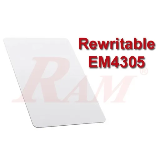 EM4305 125kHz Rewritable Proximity Access Control Card