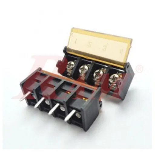موصل طرفي حاجز HB9500SS-9.5-4p، 4 أطراف، تباعد 9.5 مم، غطاء قلاب