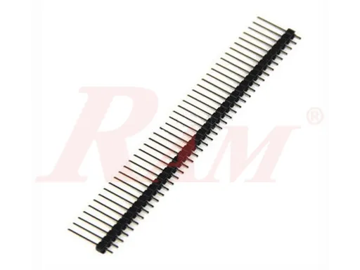 Pin Header 2.54mm 1x40 Male Single Row Straight - Long (17mm Pin)