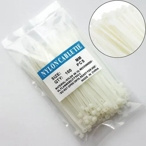 Cable Tie 3.6 x 200 mm, Pack of 100