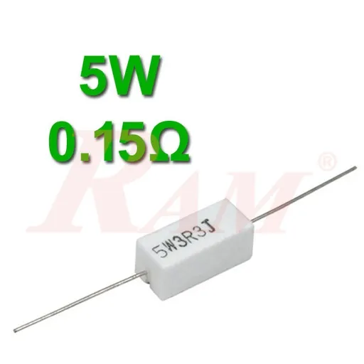 Ceramic Power Resistor 5W 0.15Ω
