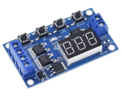 DC 6-30V Digital Time Delay Relay Module with LED Display 15A