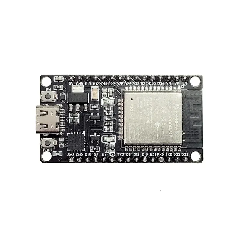 لوحة تطوير ESP32 ذات 30 طرفًا مع Wi-Fi وBluetooth ومنفذ Micro USB