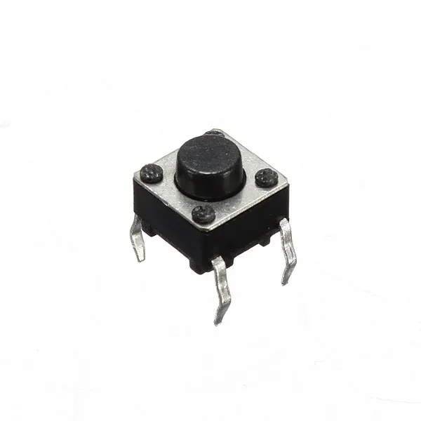 4-Pin Push Button Switch 6x6x4.3 mm, Through-Hole