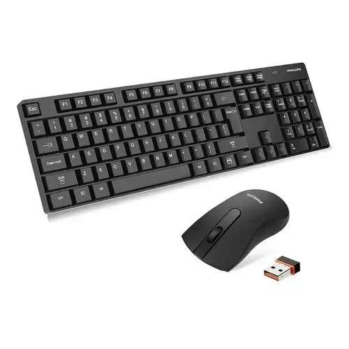 Philips C501 Rechargeable Wireless Keyboard and Mouse Combo