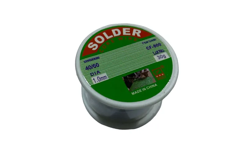 Solder Wire 1 mm, 30 g, 60/40 Tin-Lead