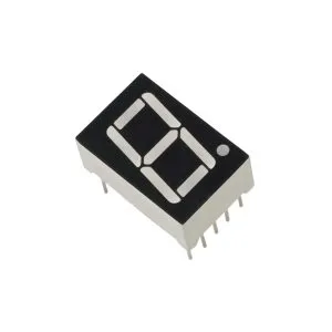 شاشة LED رقمية 7-Segment بخانة واحدة 0.56 بوصة أحمر Common Anode