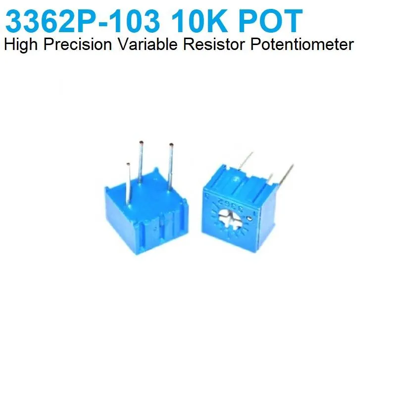 3362P-103 10kΩ Precision Trimmer Potentiometer, Vertical Screw