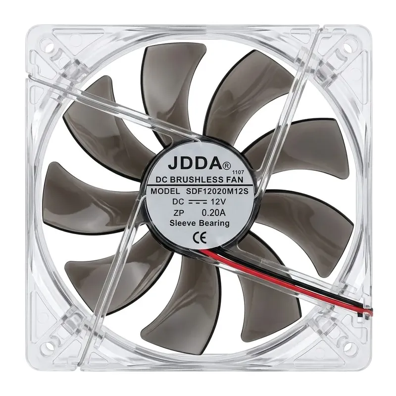 مروحة تبريد تيار مستمر JDDA SDF12020M12S ‏12 فولت ‏0.2 أمبير ‏120×120×20 مم