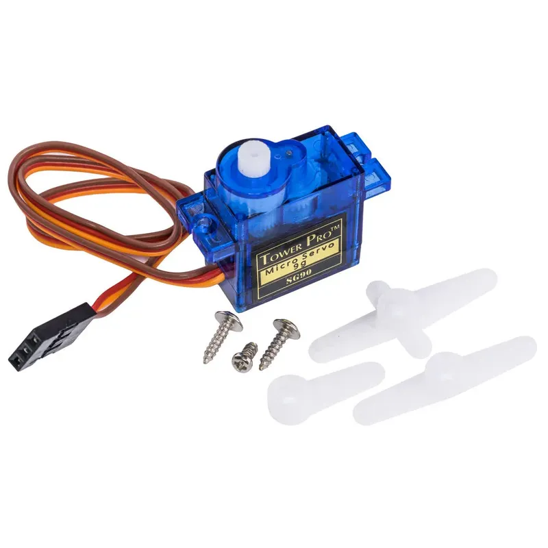 SG90 Micro Servo Motor 180° Plastic Gears (Tower Pro)