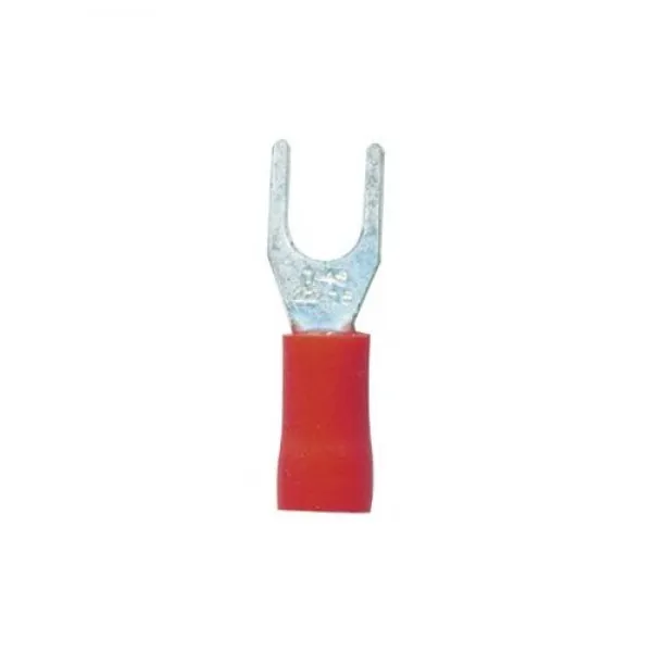 SVS1.25-4 Red Insulated Fork Terminal