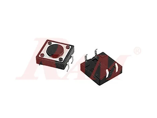 4-Pin Tact Switch 12x12x4 mm Standard Stem