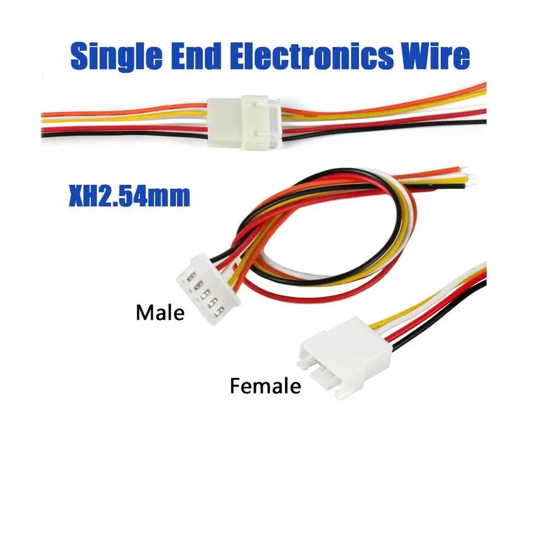 JST-XH 4-Pin Cable 10 cm 2.54 mm Male and Female