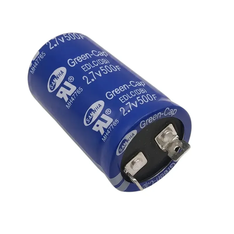 SAMWHA 500F 2.7V Snap-In Super Capacitor 35x62mm