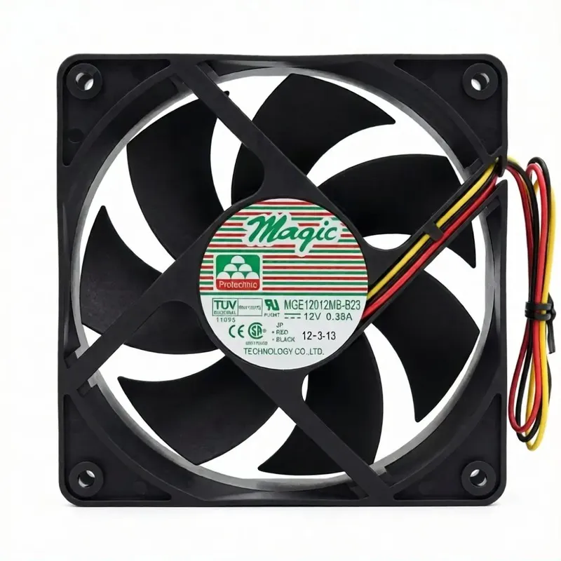 مروحة تيار مستمر MAGIC MGE12012MS-B25 بجهد 12 فولت 120×120×25 مم