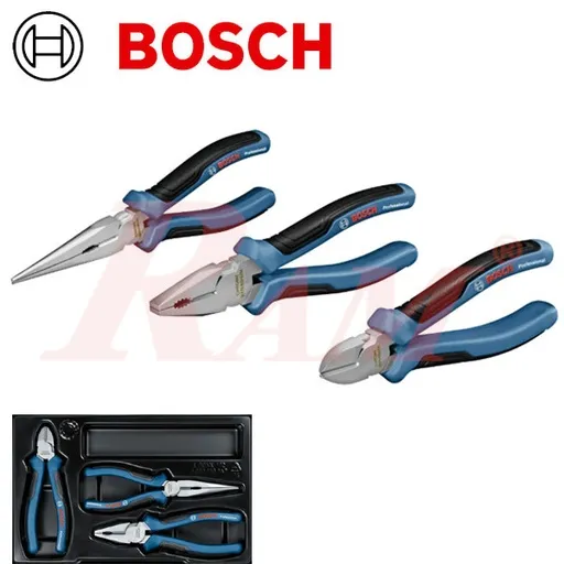 BOSCH Professional Pliers Set, 3 pcs (1 600 A01 6BG)