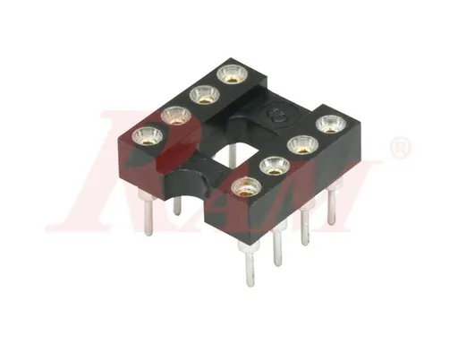 IC Socket R4+4 8-Pin Machine Tooled Base
