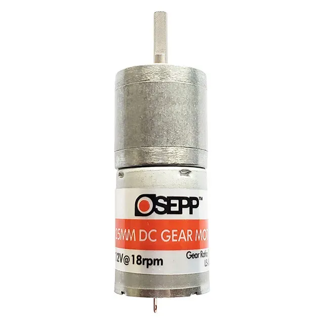 OSEPP LS-00087 18RPM DC Metal Gear Motor