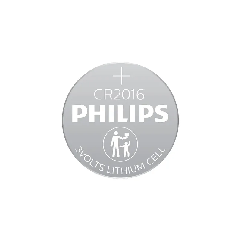 PHILIPS CR2016 Lithium Coin Cell Battery 3V