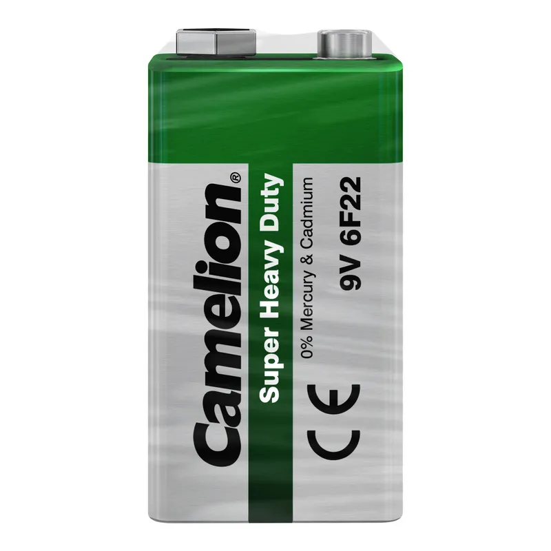 Camelion 6F22 9V Super Heavy Duty Zinc-Carbon Battery (1 Pc)