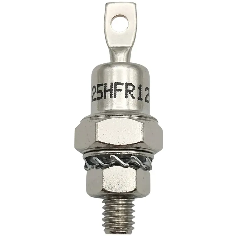 ثنائي معدني بقلاووظ 25HFR120 25A 1200V بقطبية عكسية (الأنود على القلاووظ)
