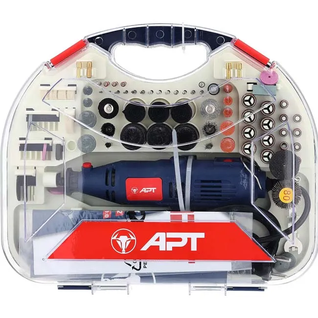 APT DW06412 135W Variable Speed Mini Rotary Tool Kit 192 Accessories
