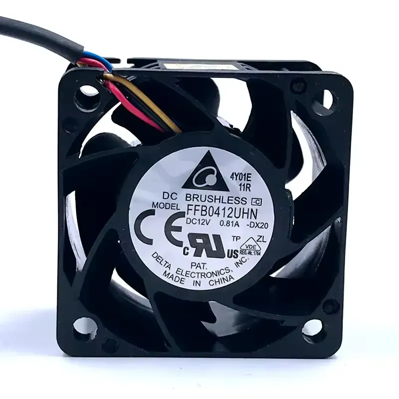 Delta DC Fan 12V 0.81A FFB0412UHN 40x40x28mm (USED LIKE NEW)